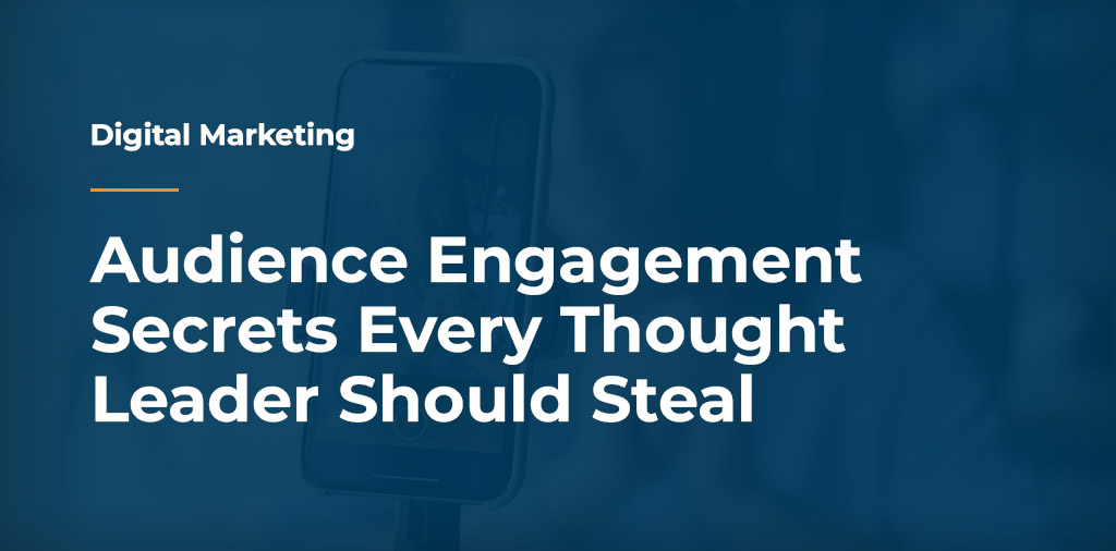 |Audience engagement: Graphic of a megaphone surrounded by several icons